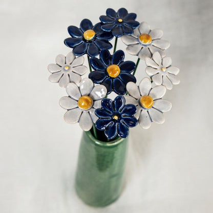 Boeket 9 bloemen 20 cm kleurrijk