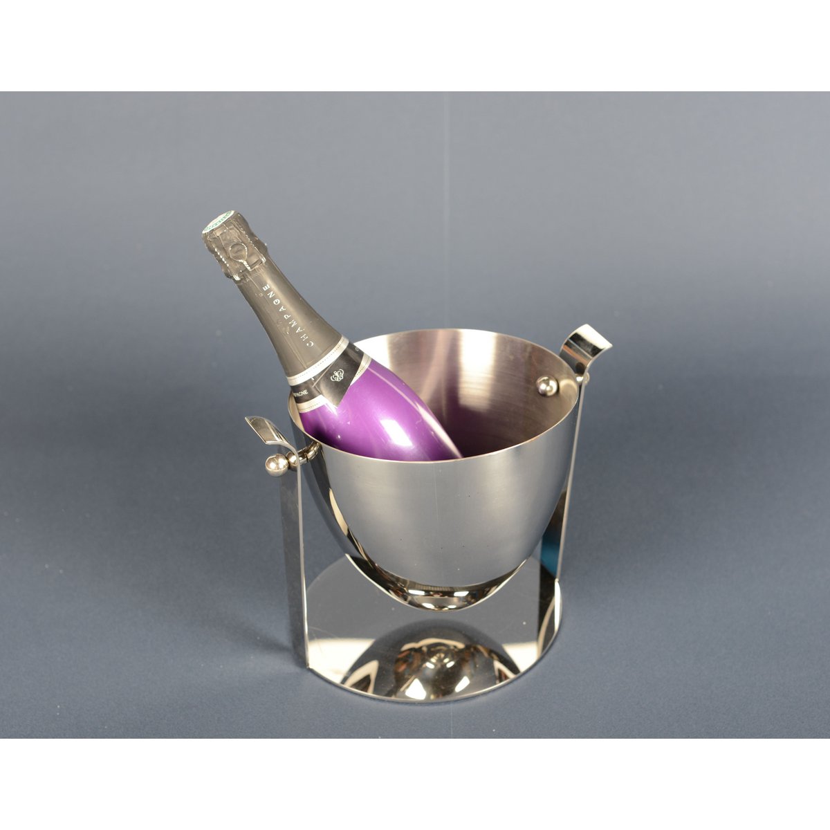 Champagnekoeler 26.5x20x21 cm zilver