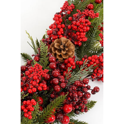 Kerstslinger 110 cm rood