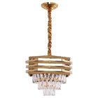 Hanglamp Crystal Gold 40 cm metaal glas