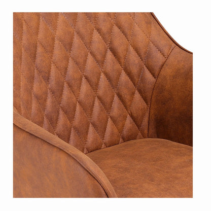 Fauteuilset 2 stuks bruin microvezel