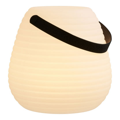 Derry LED lamp, rechargeable, white, ø21 cm