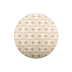 Ginkgo golden round plate