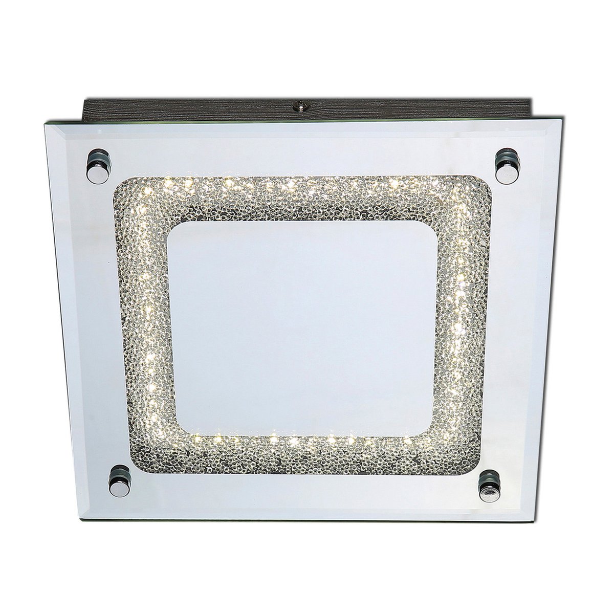 Led plafondlamp Thun 24 cm 12W 840lm spiegel kristal