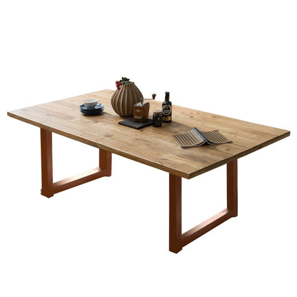 Table base antique brown
