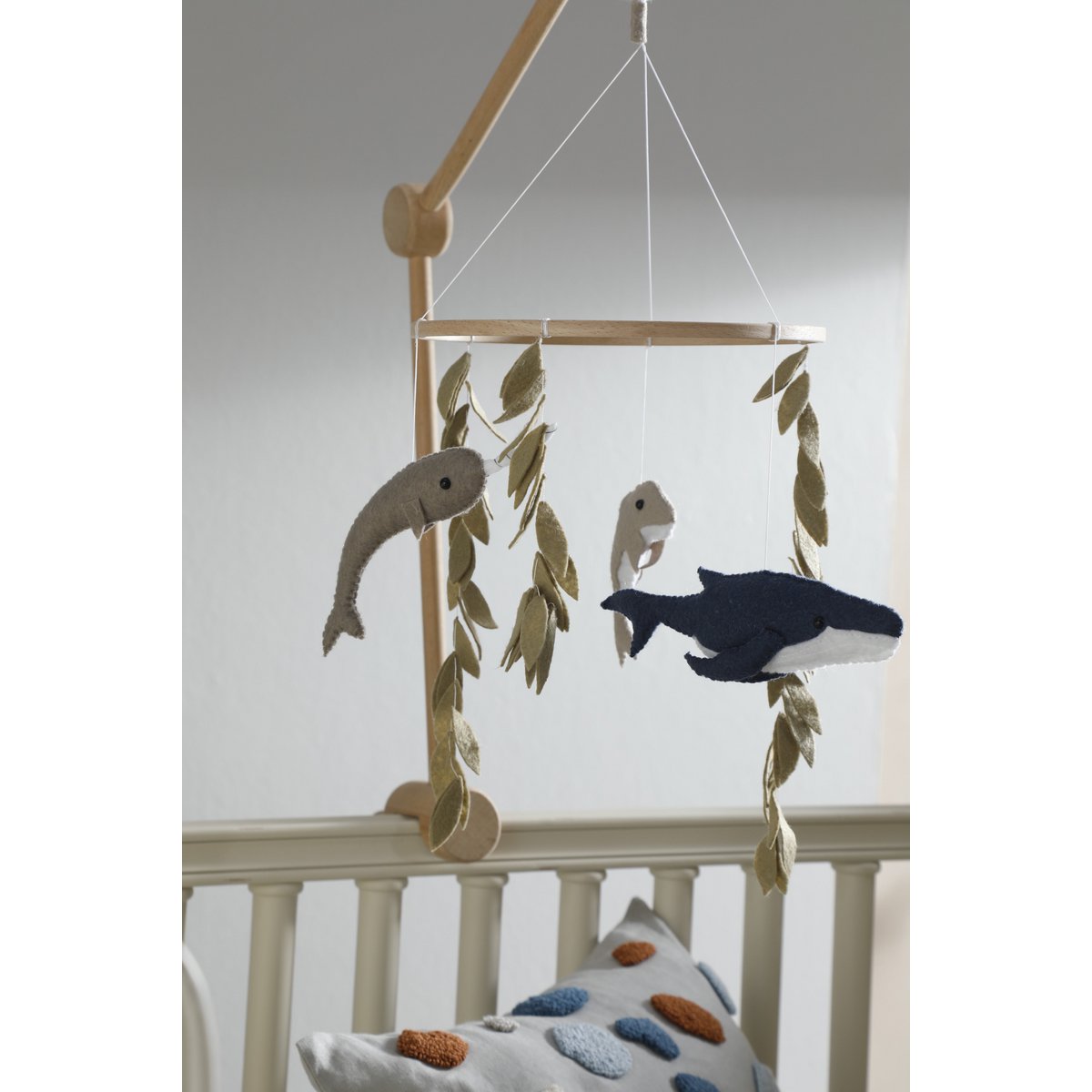Babymobiel oceaan 21,5 cm wolvilt