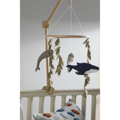 Babymobiel oceaan 21,5 cm wolvilt