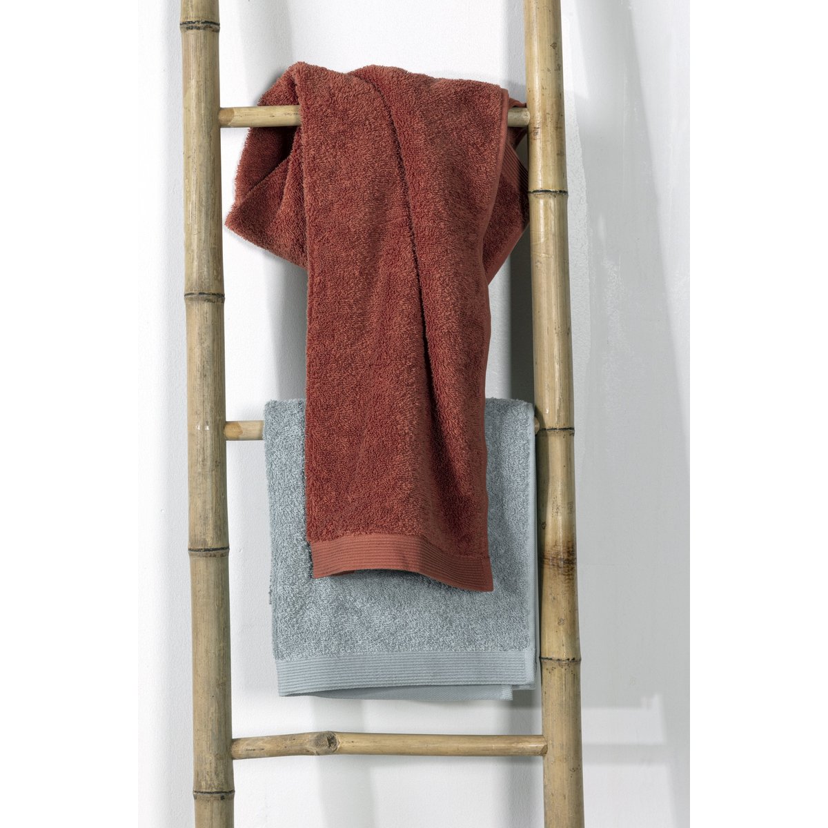 Douchedoek 70x140 cm katoen terracotta