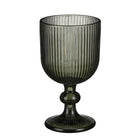 Wine Glasses Set Merlot Grey
