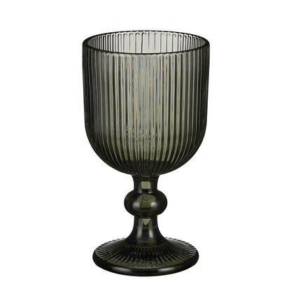 Wine Glasses Set Merlot Grey