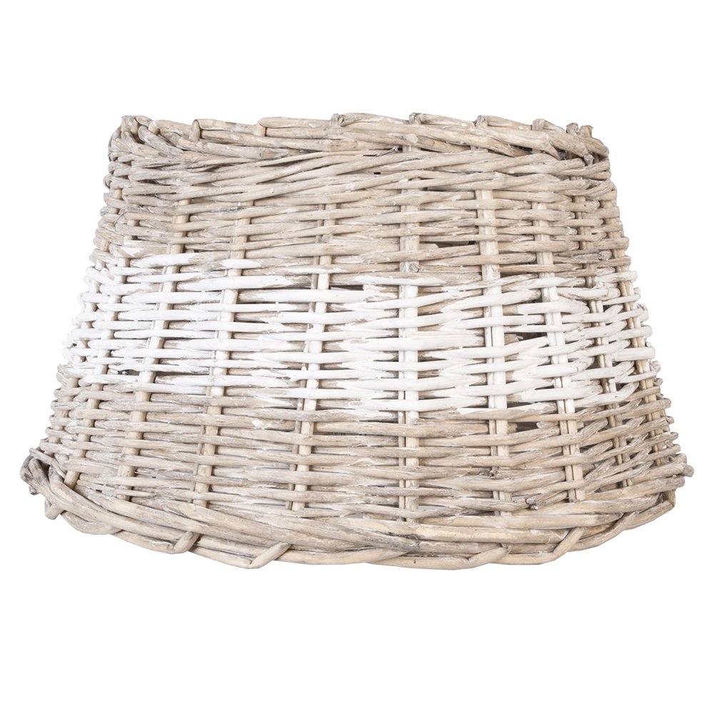 Lampenkap rotan riet Ø 38x22 cm beige