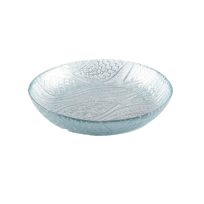Saladier lichtblauw glas 25.2 cm