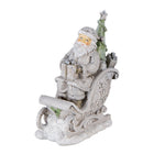 Figure Santa Claus 10x6x13 cm Grey Plastic Christmas decoration