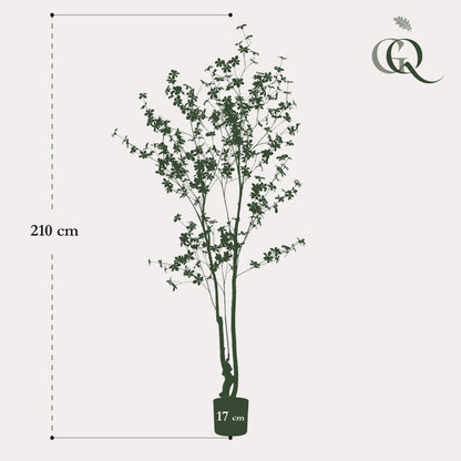 Kunstplant Tropaeolum Speciosum 210 cm groen
