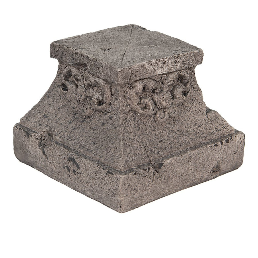 Ornament 18x18x14 cm magnesium grijs