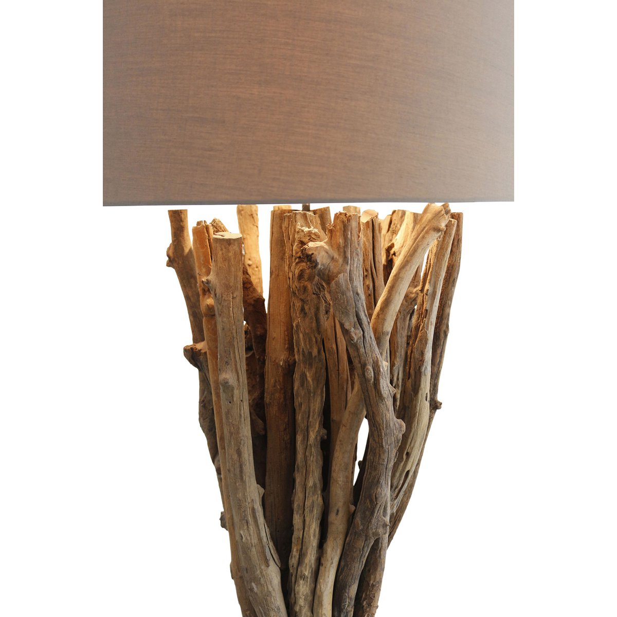 Vloerlamp drijfhout 175 cm naturel bruin