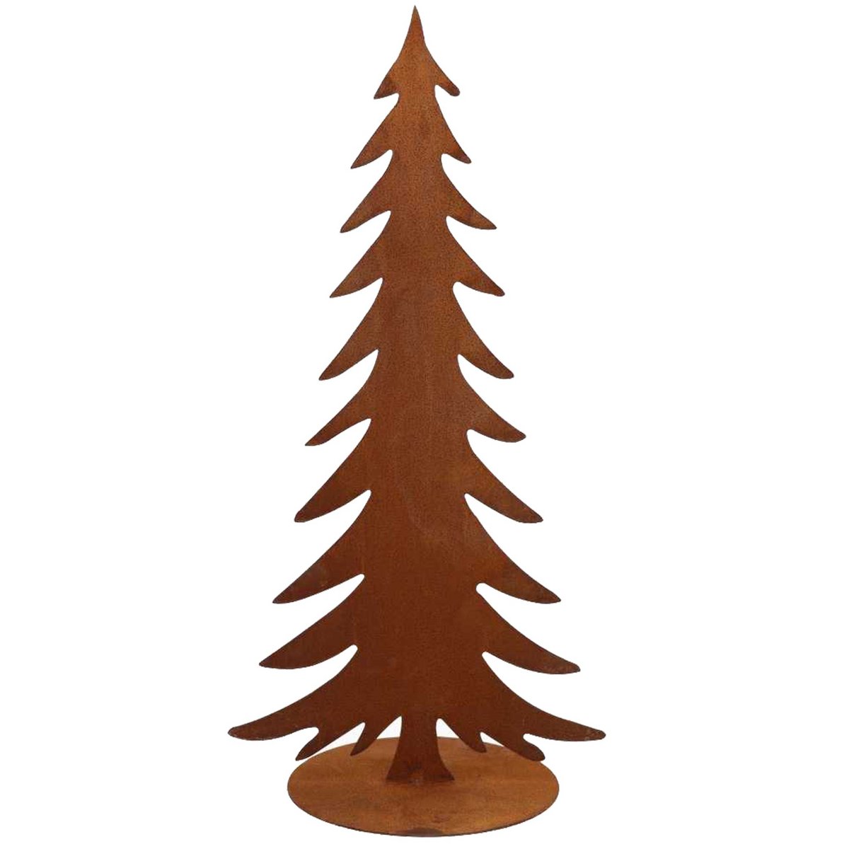 Roest decoratieve kerstboom metaal bruin