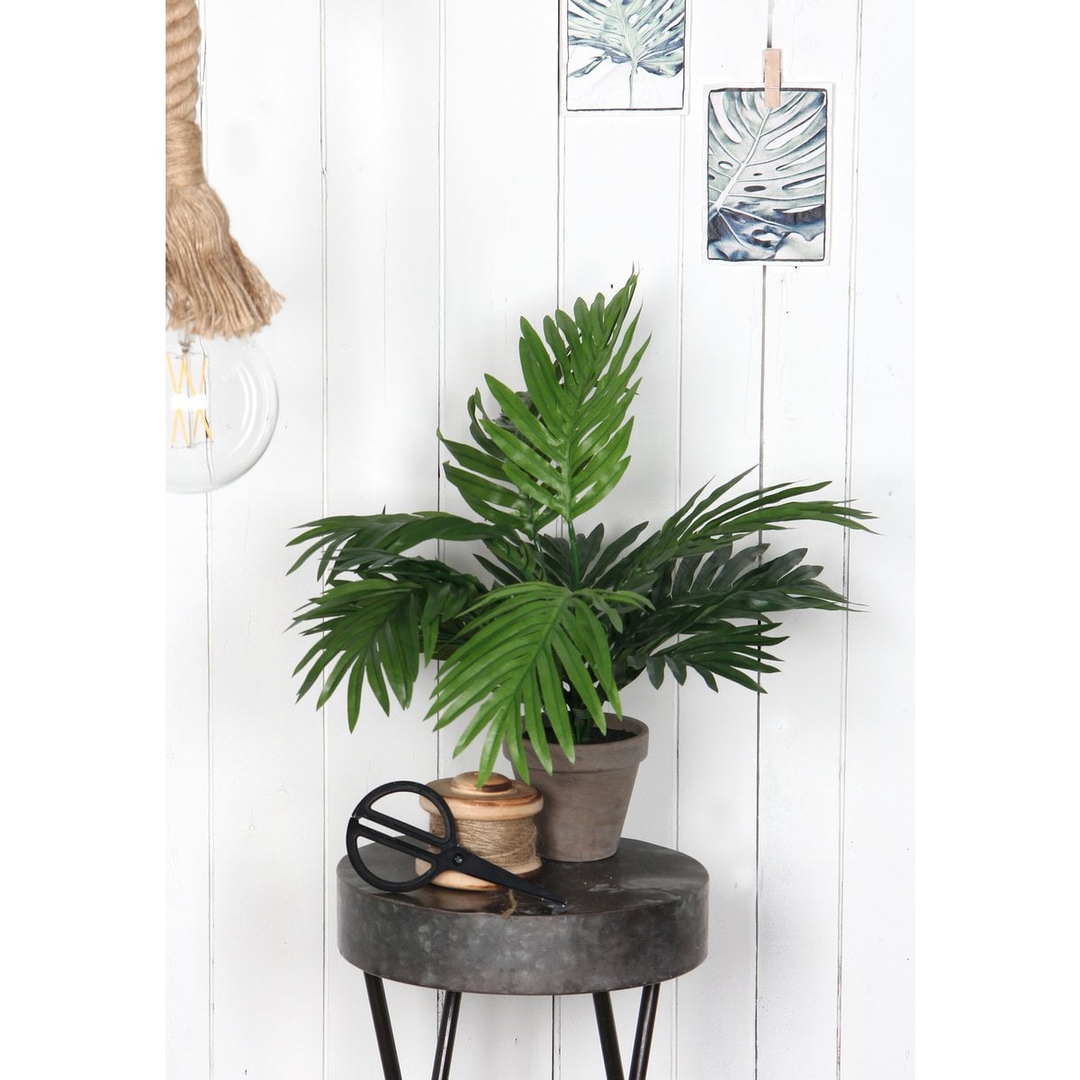Kunstplant Areca palm 45 cm diameter 60 cm groen