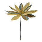 Kunstplant kerstster Ø 40x47 cm groen geel