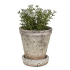 Flower Pot Ø 11x12 cm Beige Stone Planter
