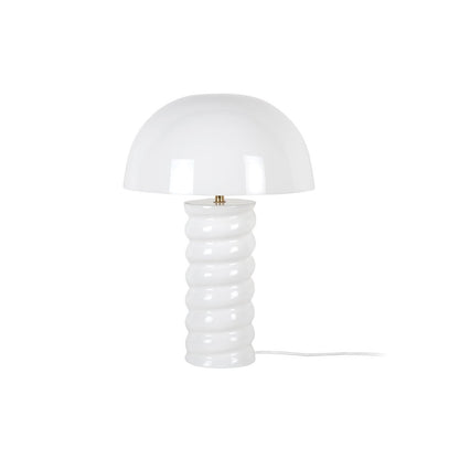Tafellamp 30 cm diameter ijzer wit