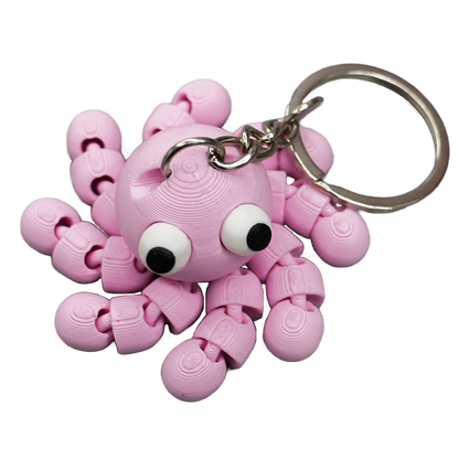 Sleutelhanger octopus PLA beweegbaar