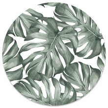 Wall circle leaf