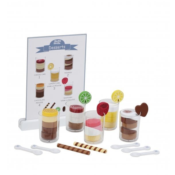 Desserts in glas set 5 stuks MAMAMEMO