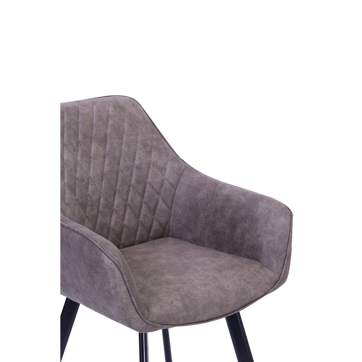 Fauteuils set 2 taupe microvezel