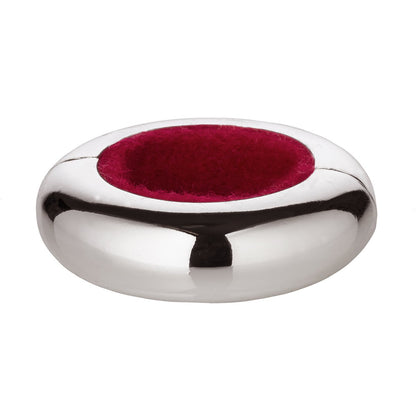 EDZARD Drip Catcher Magnetum, 2 halves with magnetic closure, silver-plated, diameter 5 cm