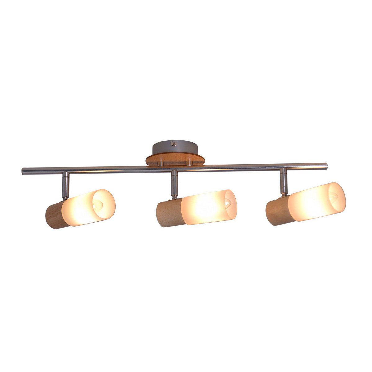 3 Wall/ceiling spot "Todtnau", metal, glass and plastic, E14, 47 cm long