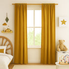 Gaasgordijnen 65x260 cm organisch katoen beige