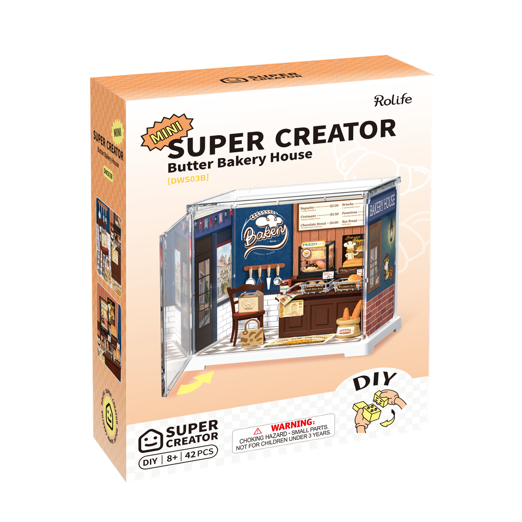 Doe-het-zelf huisje Buter Bakery 15,7x10,9x14,7cm