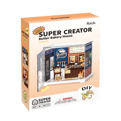 Doe-het-zelf huisje Buter Bakery 15,7x10,9x14,7cm