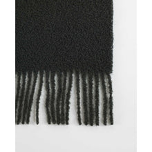 Wollen deken 140x200 cm moerasgroen bouclé