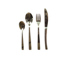 Housewife 24-Piece Brilliant Champagne Elegant Cutlery Set