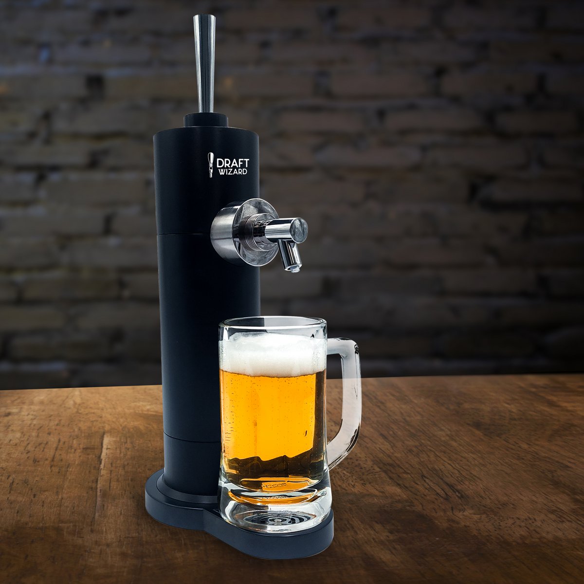 Bierschuimer voor blikjes zwart