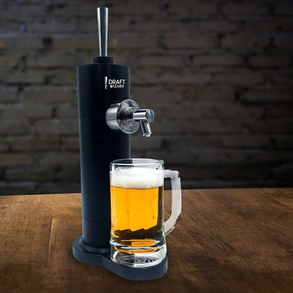 Bierschuimer voor blikjes zwart