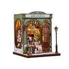 3D DIY huisje Gallery Bookstore 15,5x16,3x19 cm hout