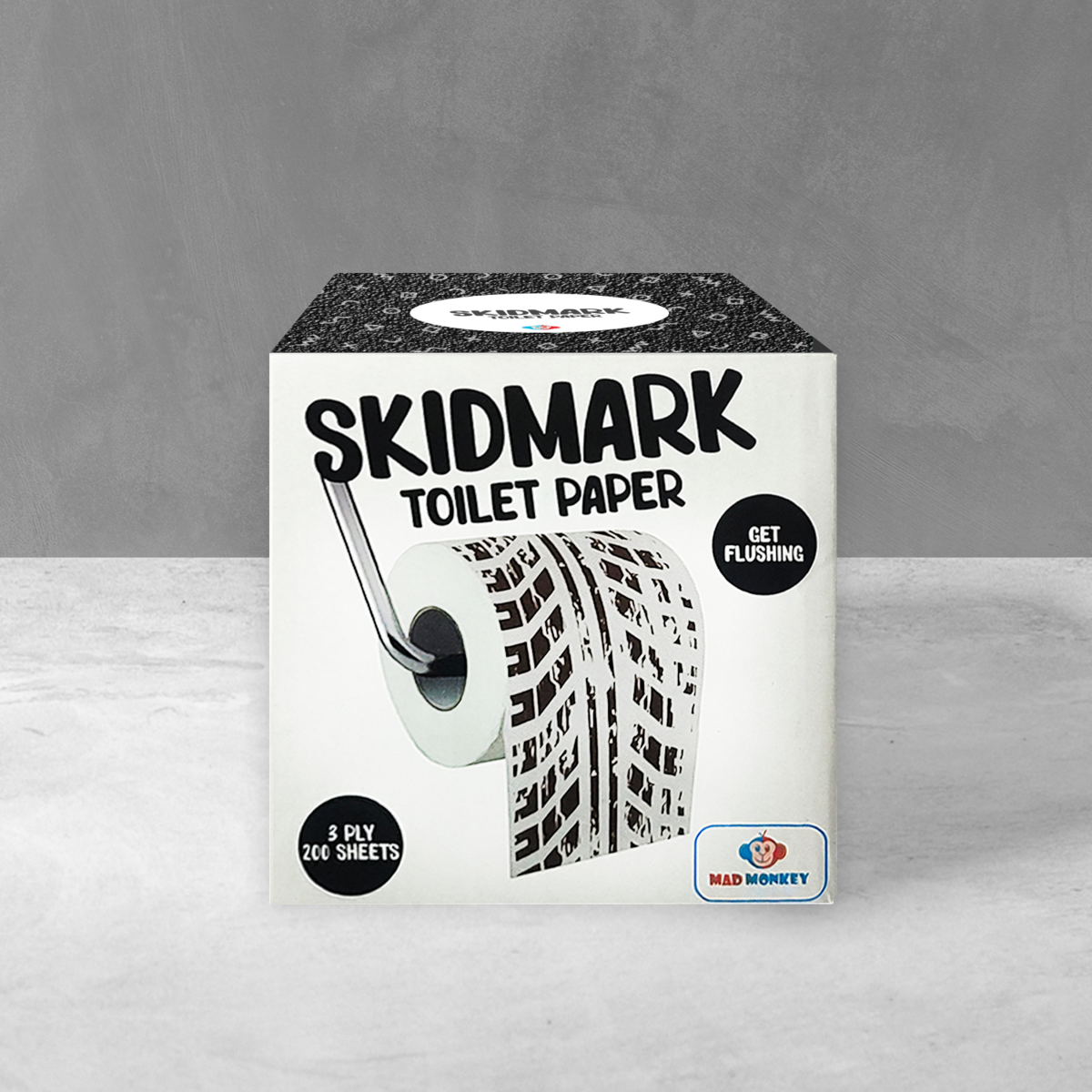 Toiletpapier met remspoorprint 3-laags 200 vellen