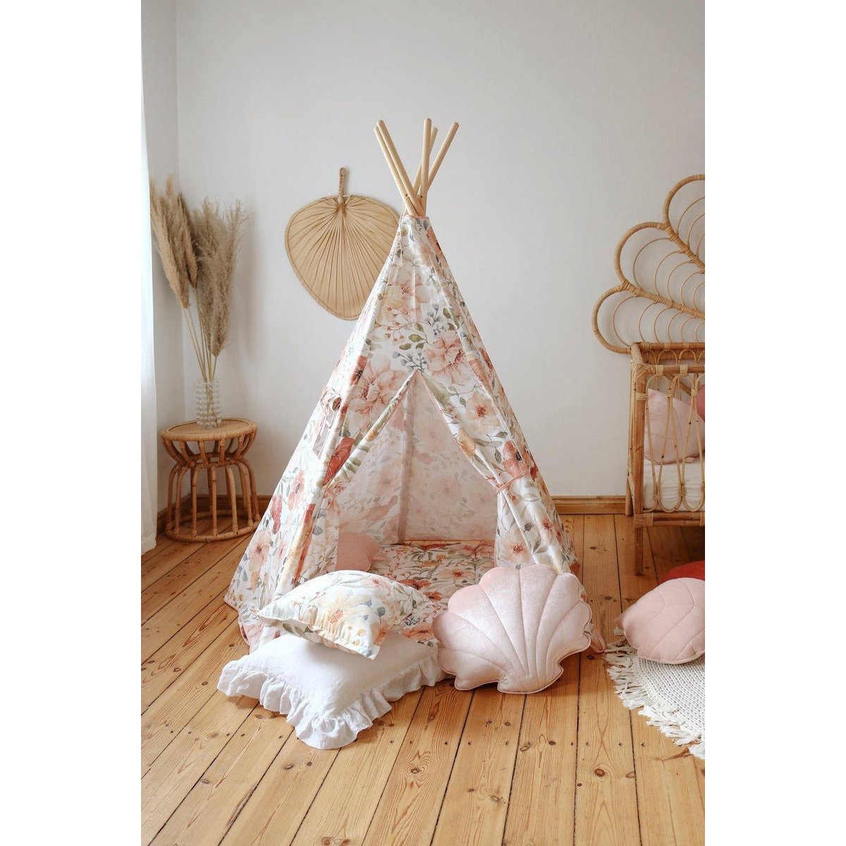 Tipi en mattenset Flower Power