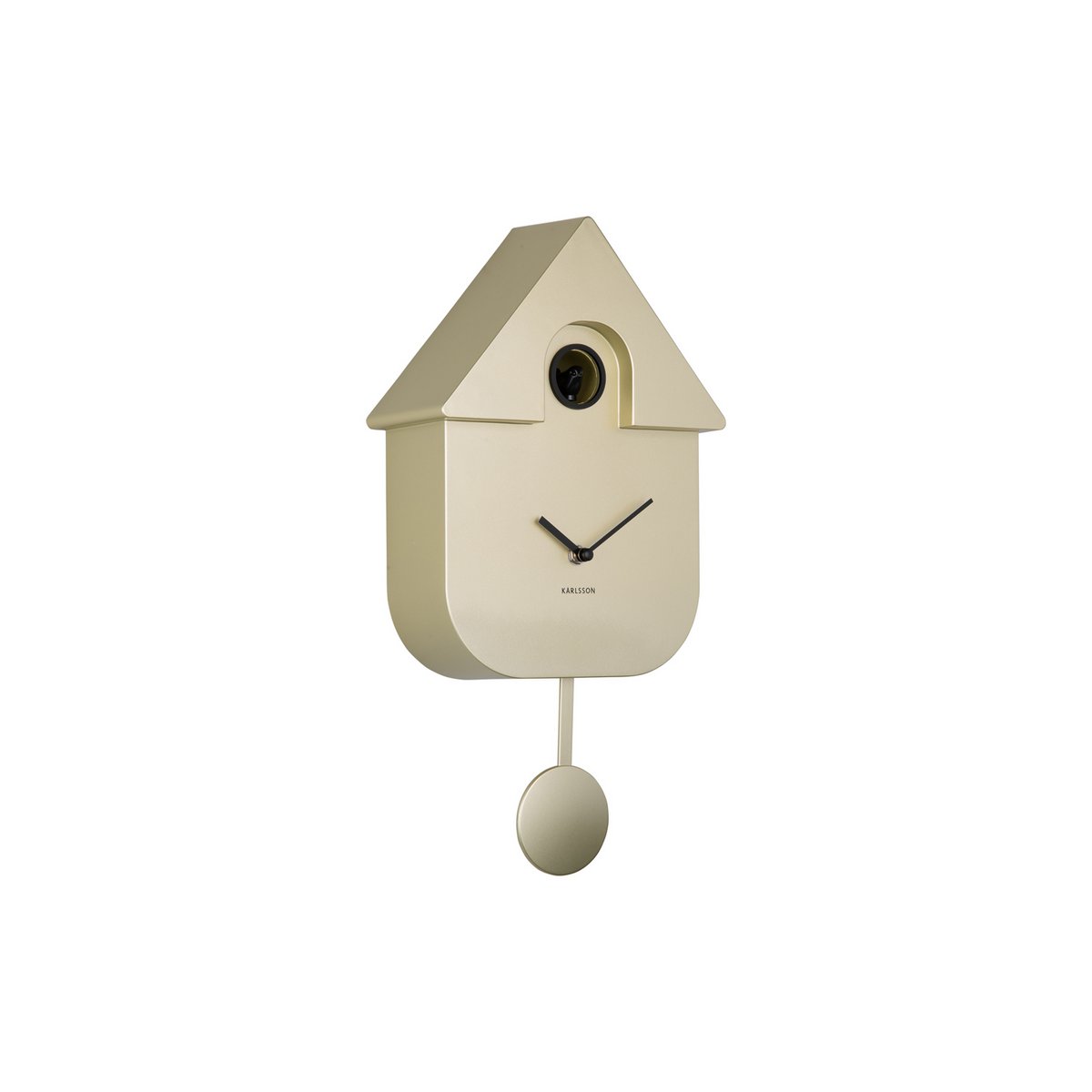 Wandklok Karlsson koekoek 22x41 cm goud