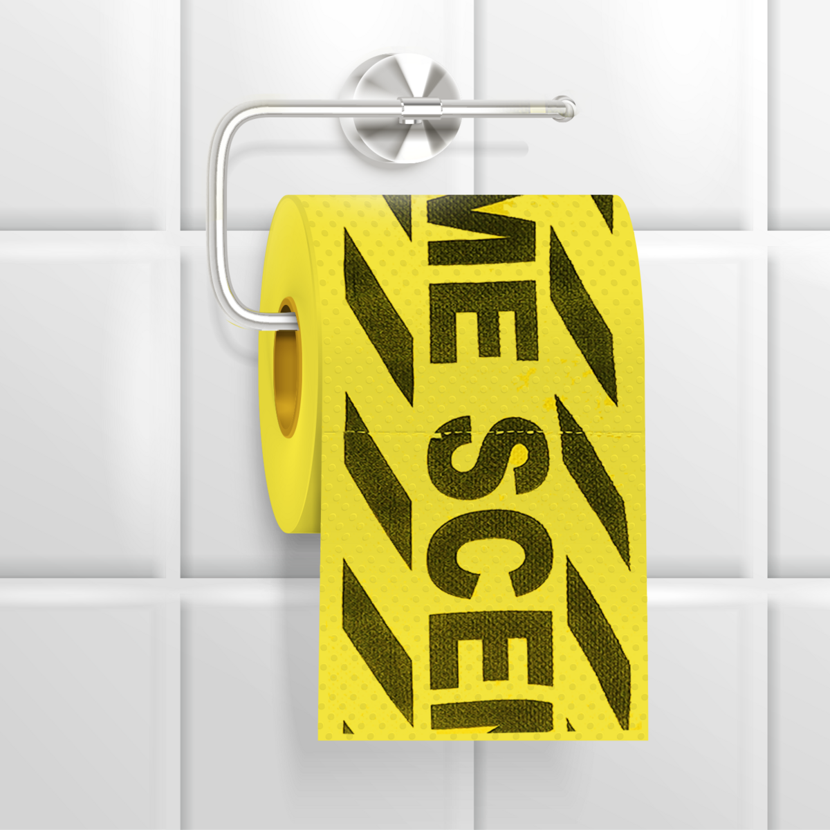 WC-papier Crime Scene geel