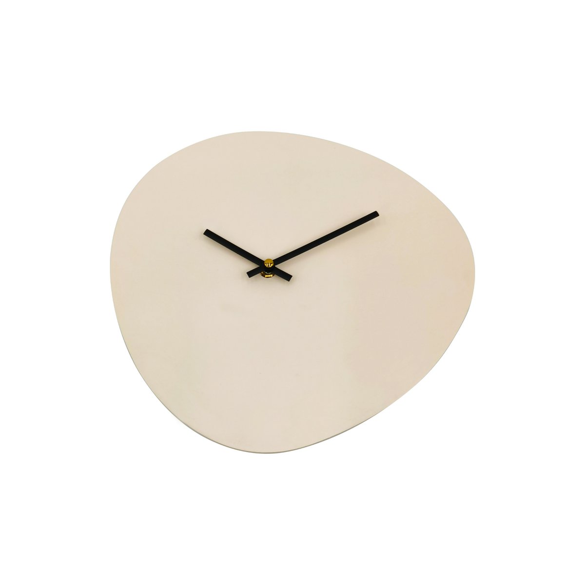 Wandklok 30 cm MDF zandkleur