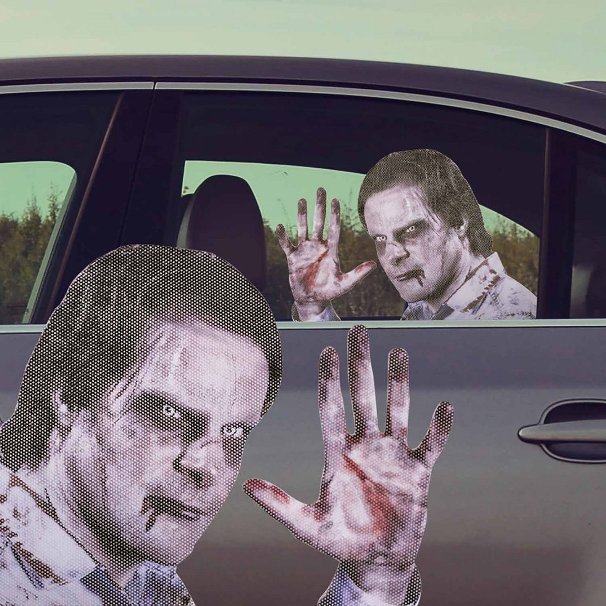 Ride with a Zombie - Window Decals