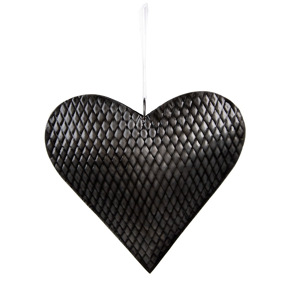Decorative Hanging Ornament 25x25 cm Grey Iron Home Decor