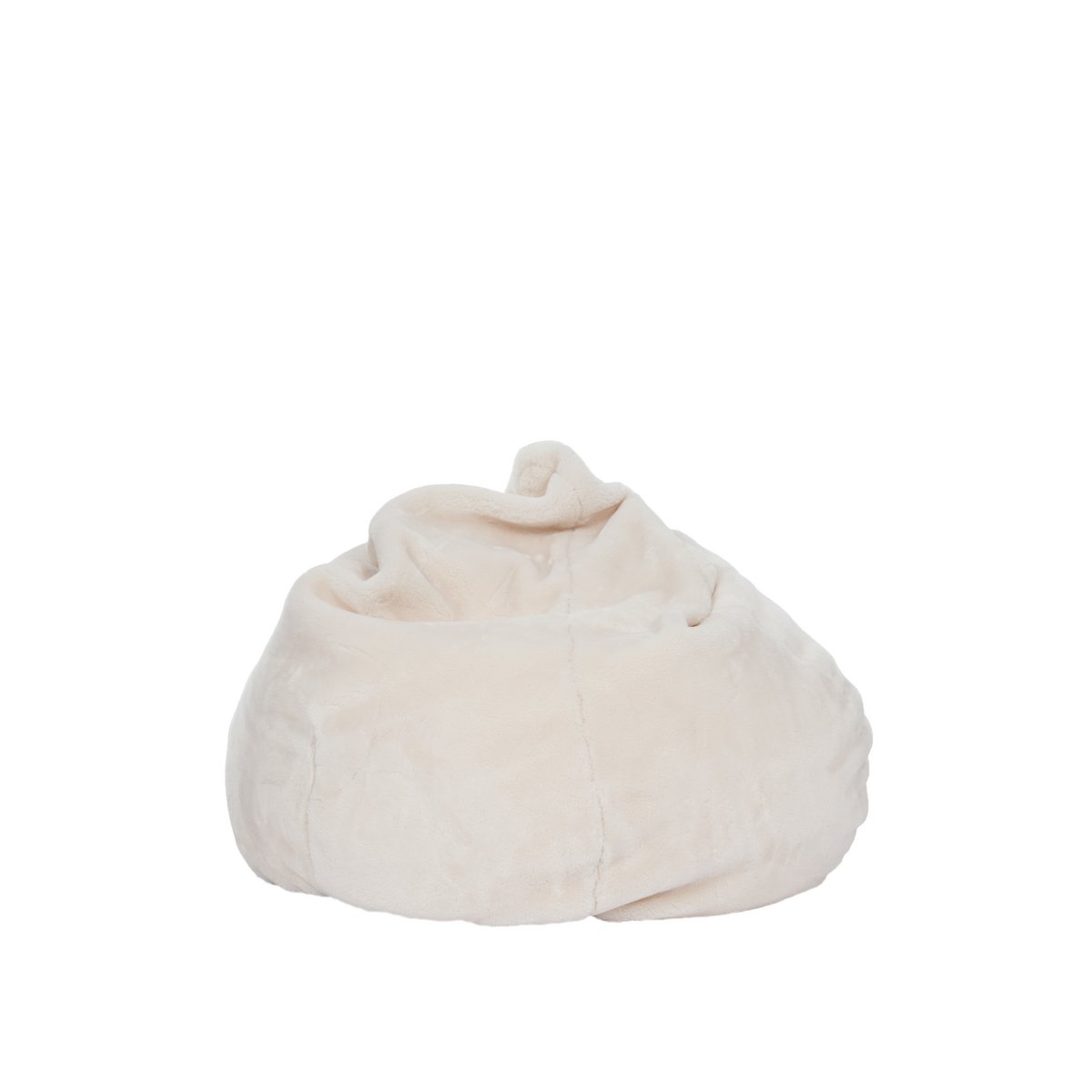 Zitzak kunstbont lichtbeige