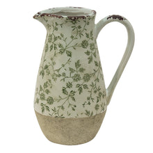 Kan 20x14x25 cm groen keramiek