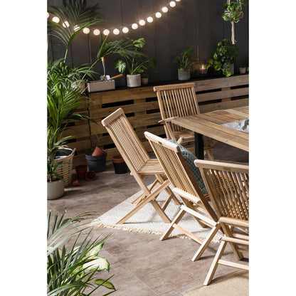 Eettafel 200x100 cm mangohout metaal