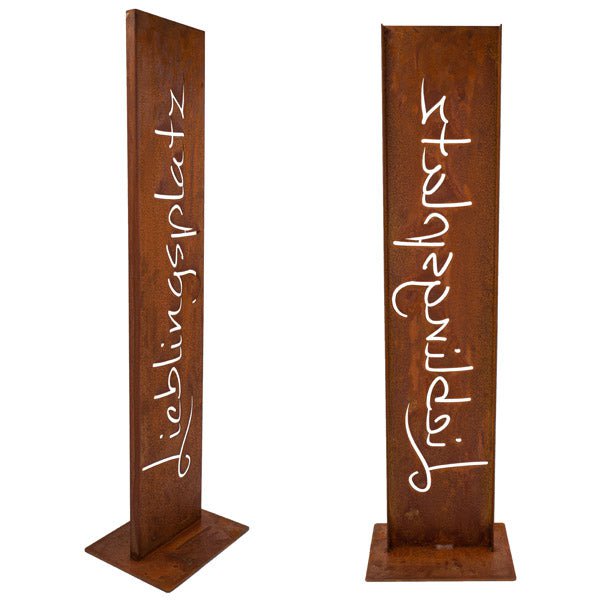 Favorite place sign garden | Rust decoration